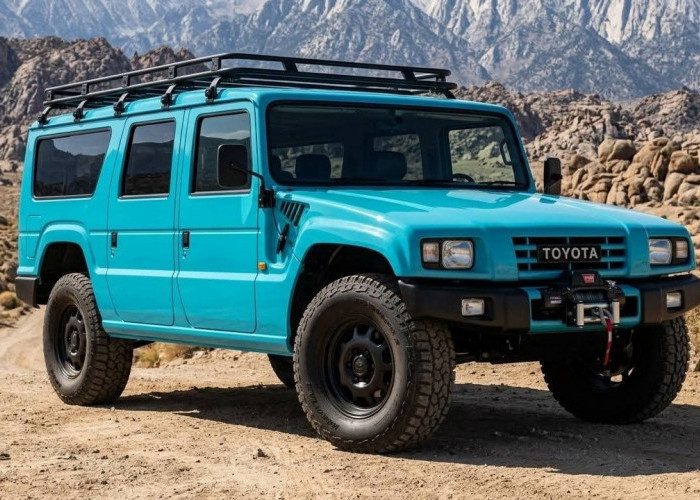 Bukan Hummer! Ini Toyota Mega Cruiser 1996 Custom yang Lebih Unik dan Super Langka