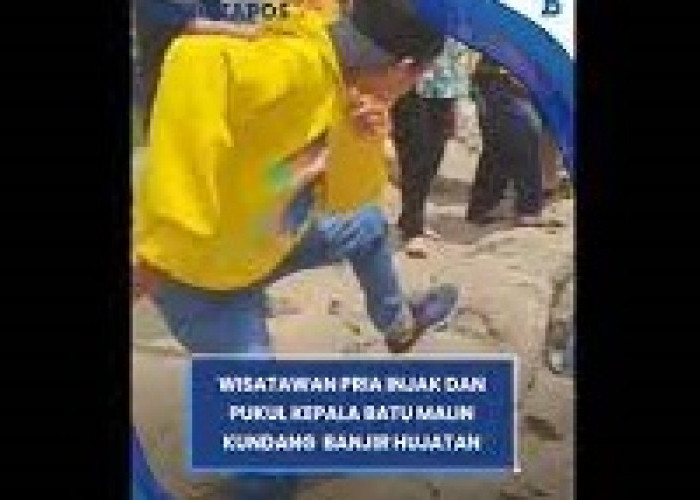 Pemuda Ini Viral Gegara Injak Batu Malin Kundang di Provinsi Sumatera Barat, Ini Komentar Warganet...