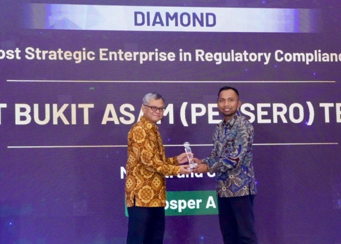 PTBA Raih Diamond PROSPER A IRCA 2026, Bukti Komitmen pada Tata Kelola dan Kepatuhan 