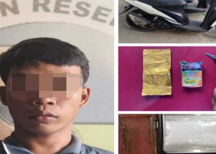 Diduga Hendak Transaksi Sabu, Pria di Prabumulih Ditangkap Polisi dengan Barang Bukti Hampir 5 Gram