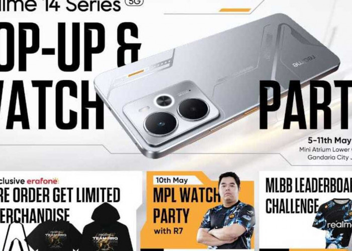 realme 14 Series 5G Menjadi Benchmark Baru Smartphone Mid-range, Tersedia Online dan Offline di Seluruh Indone