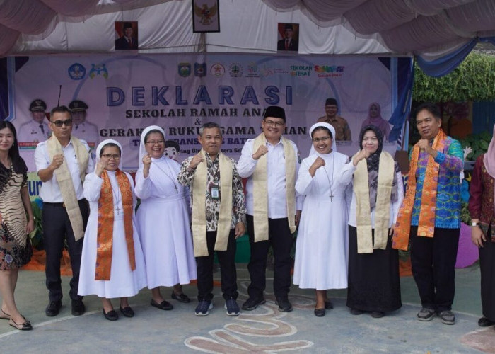 SD Fransiskus Baturaja Deklarasikan Sekolah Ramah Anak dan Gerakan Rukun Sama Teman