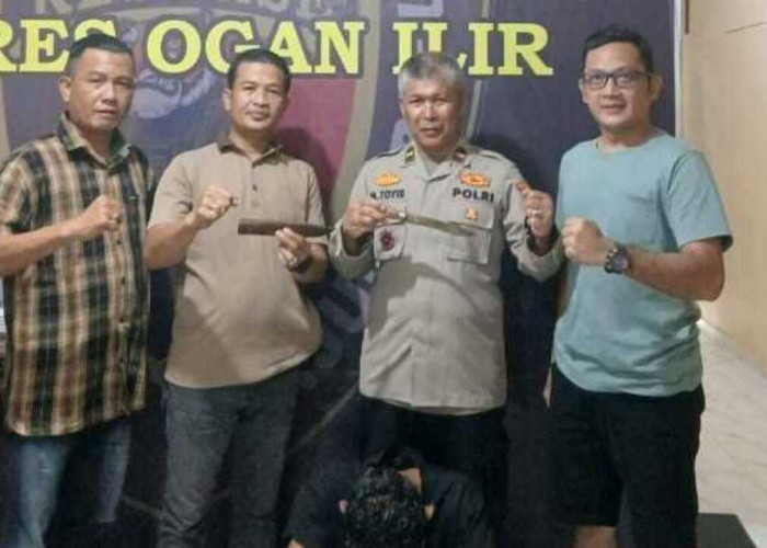 Bawa Sajam di Pasar Cinta Manis, Pemuda Ini Diamankan Tim Rimau Batu Polsek Tanjung Batu