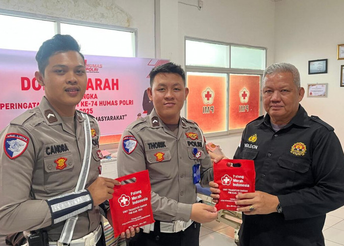 Polres Bantu Penuhi Kebutuhan Darah di OKU