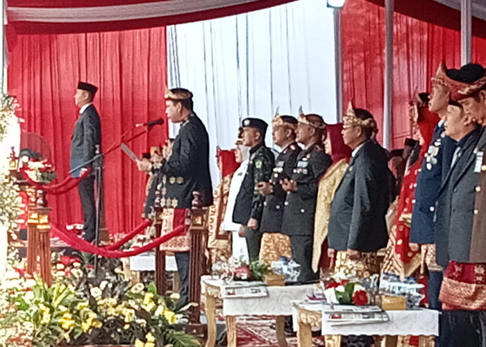 DPRD Palembang Bersama Pemkot Gelar Upacara HUT kemerdekaan RI  ke-78
