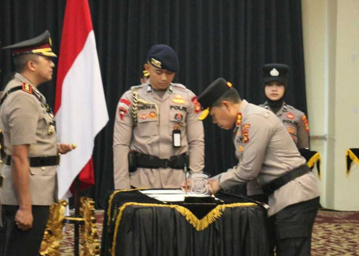Pimpin Sertijab PJU dan Kapolres, Kapolda Sumsel Tegaskan Komitmen Kawal Program Prioritas Presiden