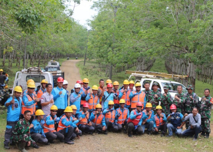 Kolaborasi PLN dan Kodim 0425 Seluma Perkuat Keandalan Listrik Kabupaten Seluma Lewat Gebyar Right of Way