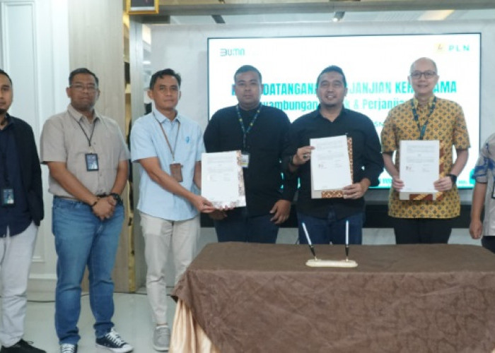 PLN UID S2JB dan PT Smart Group Tbk Tandatangani Kerjasama Penyambungan Listrik dan Perjanjian Hibah