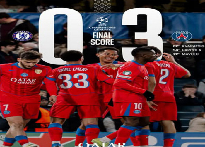 Hasil Liga Champions: PSG Mengamuk di London! Chelsea Tersungkur, Agregat 8-2.