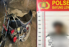 Bersembunyi di Desa Kali Berau, Pelaku Pencurian Motor di Bayung Lencir Diciduk Polisi