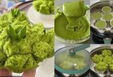 Bolu Kukus Pandan Asli Mekar, Wangi Alami dan Lembut di Lidah
