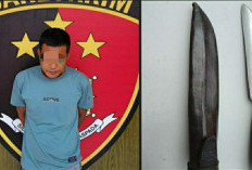 Pria Bawa Pisau Tanpa Izin Diamankan Polisi di Indralaya, Ternyata Residivis