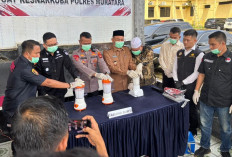 Polres Musi Rawas Utara Musnahkan 1 Kilogram Sabu Hasil Ungkap Kasus Februari 2026