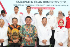 Lantik Pengurus PMI Empat Daerah, Gubernur Herman Deru Perkuat Sinergi Kemanusiaan dan Kesiapsiagaan Bencana