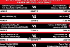 Jadwal Lengkap Semifinal Indonesia Masters 2026: Enam Wakil Indonesia Berburu Final.