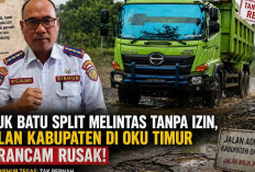 ‎Jalan Kabupaten Terancam Hancur dan Bahayakan Pengguna, Tambang Batu Split Jalan Terus