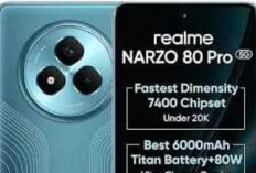 Realme Narzo 80 Lite 5G Resmi Hadir, Smartphone 5G Terjangkau dengan Android 15 dan Baterai Besar