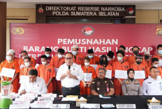 Selamatkan 34 Ribu Jiwa, Polda Sumsel Musnahkan Barang Bukti Narkoba Senilai Rp 2,1 Miliar