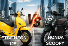 WMoto Letbe Neon 125 Tantang Honda Scoopy, Anak Muda Pilih Mana? 