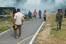 Diduga Dipicu Puntung Rokok, Rumah Papan di Sukajadi Prabumulih Ludes Terbakar