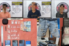 Tiga Terduga Pengedar Sabu di Tanjung Raja Diamankan, Polisi Sita 22 Paket Narkotika