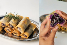 Lumpia Ubi Ungu Coklat Lumer, Inovasi Camilan Manis yang Menggoda Selera