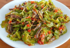 Sensasi Pahit dan Gurih Bersatu, Tumis Pare Campur Teri Jadi Favorit di Meja Makan