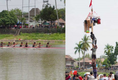 Lomba Bidar dan Permainan Tradisional Meriahkan HUT Ke-81 RI di OKI