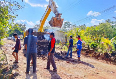 Warga 5 Desa di OKU Inisiatif Perbaiki Jalan Pakai Dana Swadaya