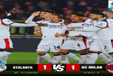 Hasil Liga Serie A 2025/2026: Atalanta vs AC Milan Berakhir 1-1