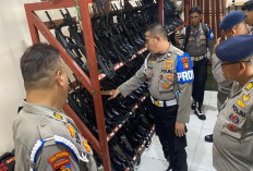 Dukung Program Prioritas Nasional, Polda Sumsel Perketat Pengawasan Senjata Api Personel