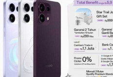 OPPO Reno16 F 5G Twilight Violet 8/128 GB Resmi Hadir di Indonesia, Dibanderol Rp7.999.000