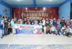 Peringati HPN 2026, PWI Kota Prabumulih & PHR Zona 4 Gelar Bakti Sosial, Salurkan Sembako dan Santunan