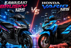 Adu Otot Kawasaki Brusky 125 vs Honda Vario 125, Mana yang Lebih Worth It? 
