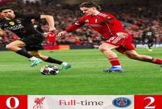 Hasil Perempat Final Liga Champions: PSG Hancurkan Liverpool 4-0! 