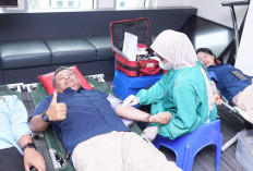 Semarak HUT ke-45, PTBA Salurkan Kepedulian Lewat Donor Darah