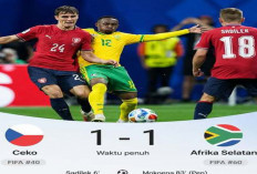 Hasil Piala Dunia 2026: Republik Ceko Gagal Menang, Afrika Selatan Paksa Imbang 1-1.