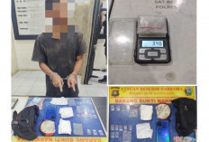 Tidur dengan Tas Pinggang Berisi 15 Paket Sabu, Pengedar di Sungai Keruh MUBA Dibekuk