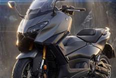 Skuter Maxi Premium Naik Level! Yamaha TMAX TECH MAX 2026 Hadir Lebih Agresif dan Canggih