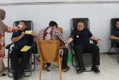 Lapas Muara Enim Gelar Baksos Donor Darah 