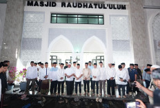 Safari Ramadhan di Makodam II/Sriwijaya, Herman Deru Ajak Jemaah Doakan Almarhum Alex Noerdin.