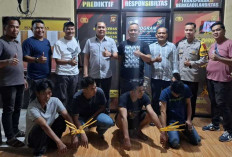 Empat Tersangka Narkoba Diciduk di Tanjung Raja, Polisi Sita Sabu Hampir 10 Gram dan Timbangan Digital
