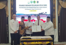Cegah Sengketa, Kejari – Pemkab OKU Teken Kerjasama Percepatan Sertifikat Tanah Wakaf