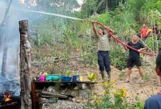 Rumah Petani di Ulu Ogan Ludes Terbakar, Kerugian Ditaksir Rp30 Juta