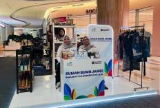 Booth Rumah BUMN Jambi Hadir di Palembang Icon, PLN UID S2JB Bawa 12 UMK Binaan Perluas Pasar