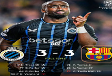 Hasil Liga Champions: Drama 6 Gol! Barcelona Ditahan Club Brugge 3-3
