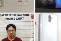 Satres Narkoba Polres Lahat Berhasil Ringkus Pengedar Sabu di Desa Tanjung Payang