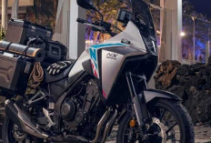 Honda NX500 2026 Mengaspal di Indonesia, Motor Adventure, Ganti Gigi Tanpa Kopling! foto: dok palpos.co