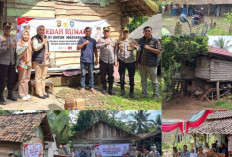 Polres OKU Renovasi Enam Unit Rumah Warga Miskin