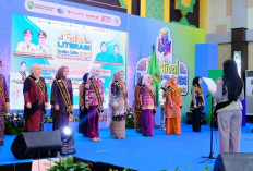 Dikukuhkan Gubernur Herman Deru, Hj Patimah Toha Jadi Bunda Literasi Muba 